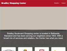 Tablet Screenshot of bradleyshoppingcenter.com